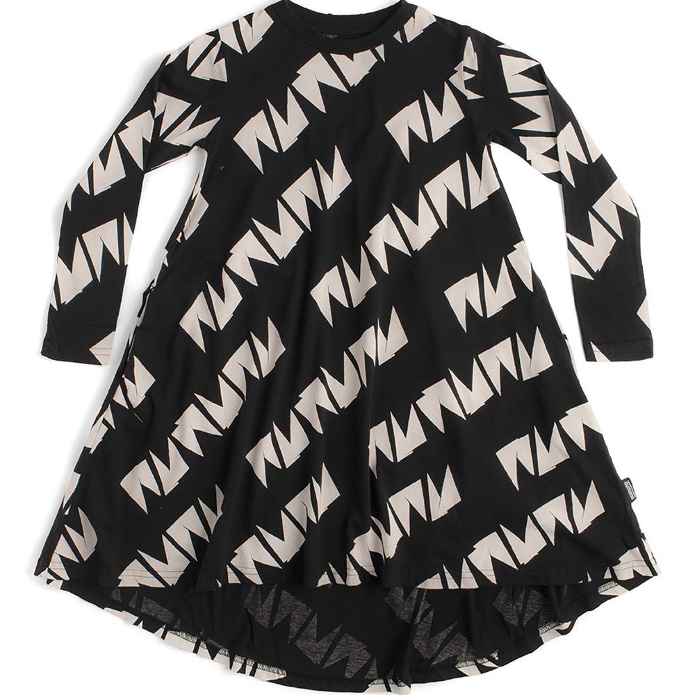 Nununu High Low Patterned Dress
